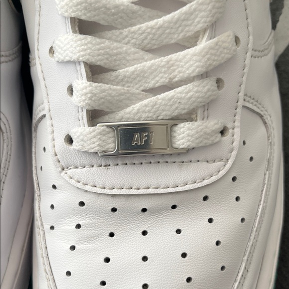 Nike Air Force 1 White with Green Highlights main image 6